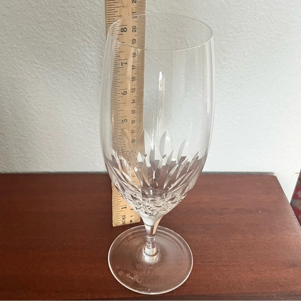 Rosenthal Crystal Faceted 8.25” Goblet